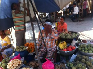 Fresh fruit seller